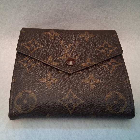 Louis Vuitton 1989 Elise Trifold Wallet Stamp 8905 AN with COA - Picture 1 of 16